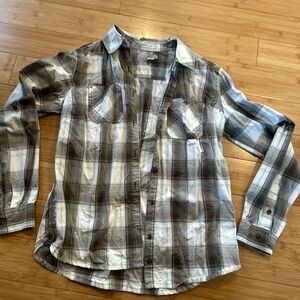 Women's Carhartt Plaid Button-Up, sz S